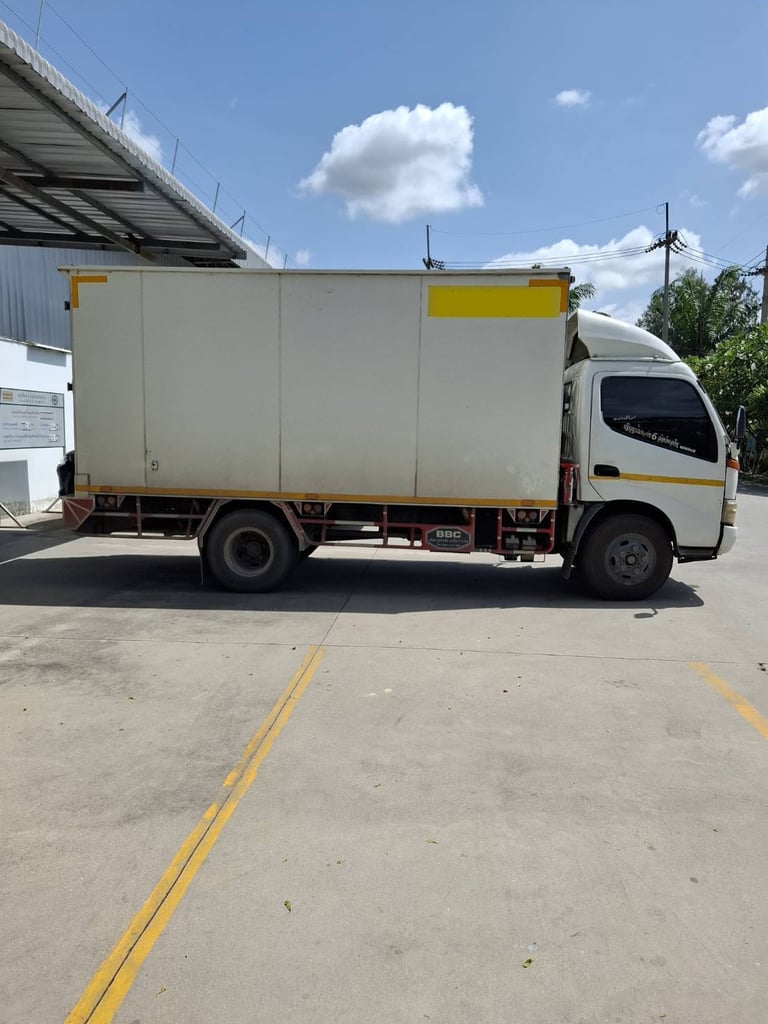 ขายรถบรรทุก HINO รุ่น XZU343 (ปี 2553) ตู้แห้ง พร้อมใช้งาน