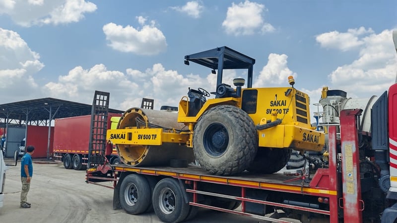 รถบด SAKAI SV 500TF 2เปลือก 2 เพลาพร้อมใช้ 