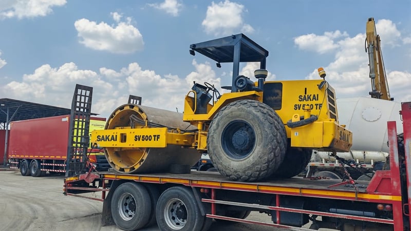 รถบด SAKAI SV 500TF 2เปลือก 2 เพลาพร้อมใช้ 
