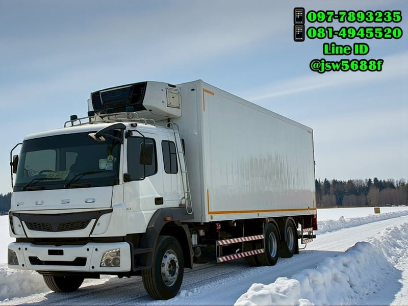 🔥 10 ล้อ FUSO 231 แรง ปี 2561 พร้อมแอร์ Carrier Supra 750 มาแล้ว!