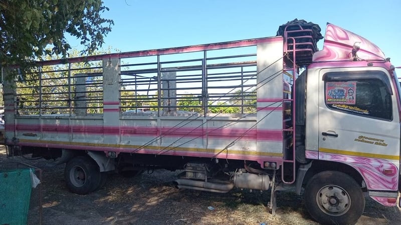 หกล้อฮีโน่เfc9jปี60คอกยาว6.5ม.พร้อมใช้ตามสภาพ