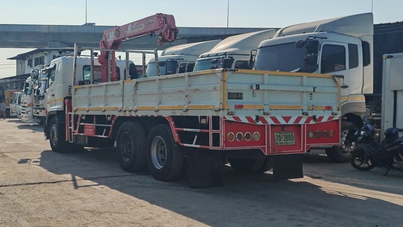 🚧10 ล้อติดเครน HINO VICTOR 260 แรง ปี63 เครน 5 ตัน 