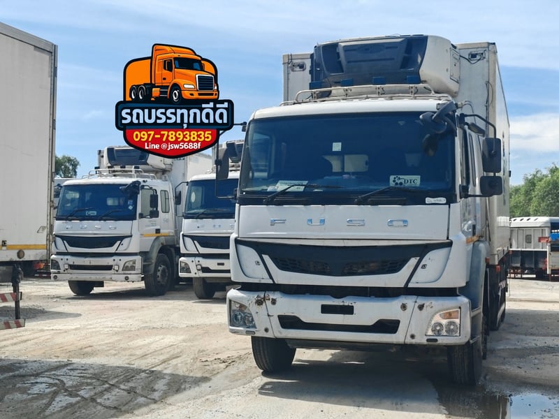 ✅✅✅ ถูกที่สุด สิบล้อตู้เย็น FUSO 331 แรง ปี61 ตู้ช.ทวี แอร์ CARRIER​ตามสภาพเงินสด