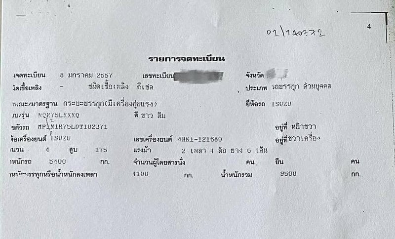 ISUZU NQR 175แรงม้า รถบรรทุก 6ล้อ กระบะเหล็กติดเครน ปี2014