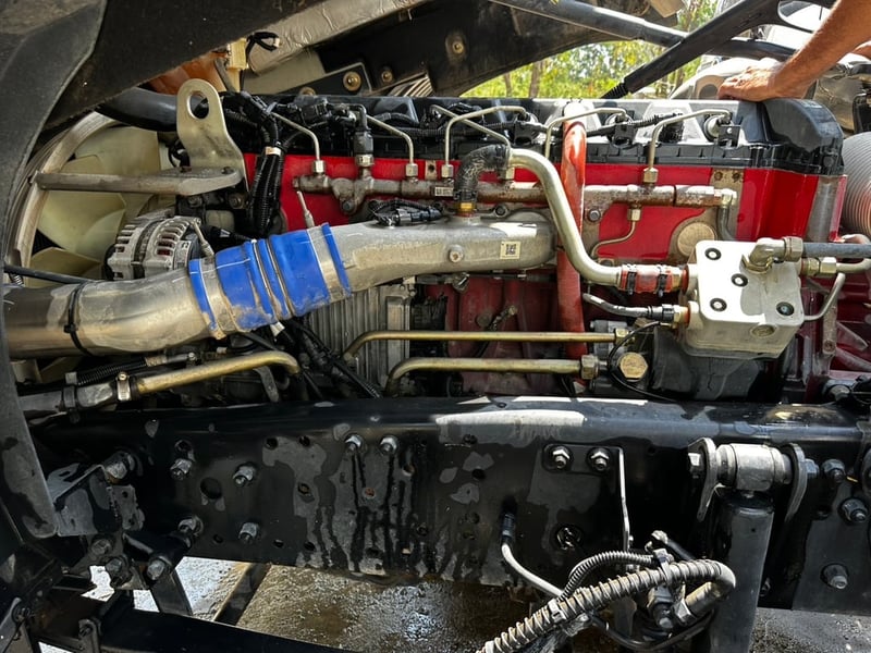 10ล้อ2เพลาโฟตอนสภาพป้ายแดงโม่ปูนใช้งานน้อยมาก