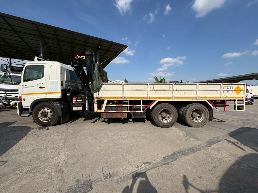 🏗️ 10 ล้อเครนพับ HINO VICTOR 260 แรง ปี 62 (HIAB 5 ตัน!) 🏗️ 10 ล้อเครนพับ HINO VICTOR 260 แรง ปี 62 (HIAB 5 ตัน!)