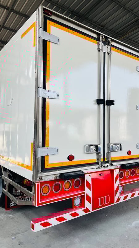 รถบรรทุกหกล้อตู้เย็นฮีโน่ 150 แรงสภาพพร้อมใช้งาน รถบรรทุกหกล้อตู้เย็นฮีโน่ 150 แรงสภาพพร้อมใช้งาน