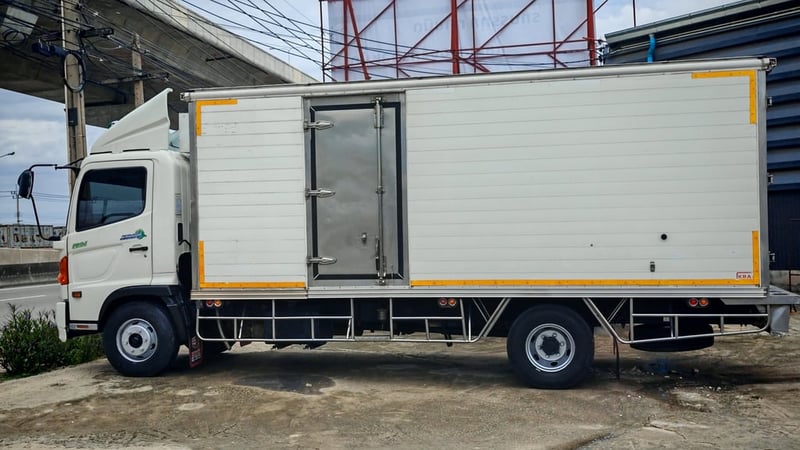 หกล้อตู้เย็นฮีโน่FC9J175แรงม้าปี60 ขายตามสภาพราคาเบาเบา 750,000