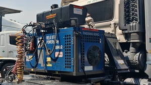 เครื่องเจนฯ(ปั่นไฟ)​  Thermo king by YANMAR  15 KW
