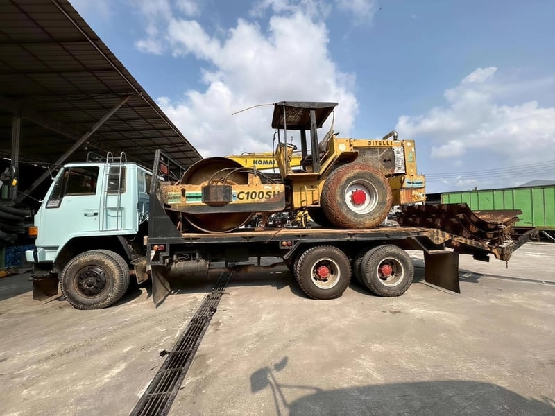 รถอีซูซุร้อคกี้240ท้ายลาด2เพลาสภาพดีพร้อมใช้งาน