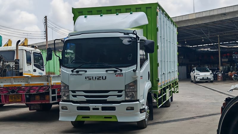 🚚 [เครดิตดี ฟรีดาวน์!] 6 ล้อตู้แห้ง ISUZU FRR 210 แรงม้า ปี 63 สภาพนางฟ้า 💨