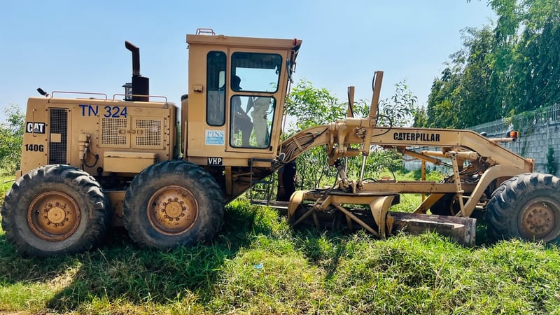รถเกรดcat140G5MDเอกสารเล่มทะเบีบนรถสวยพร้อมใช้งานซีเรียล3700 รถเกรดcat140G5MDเอกสารเล่มทะเบีบนรถสวยพร้อมใช้งานซีเรียล3700