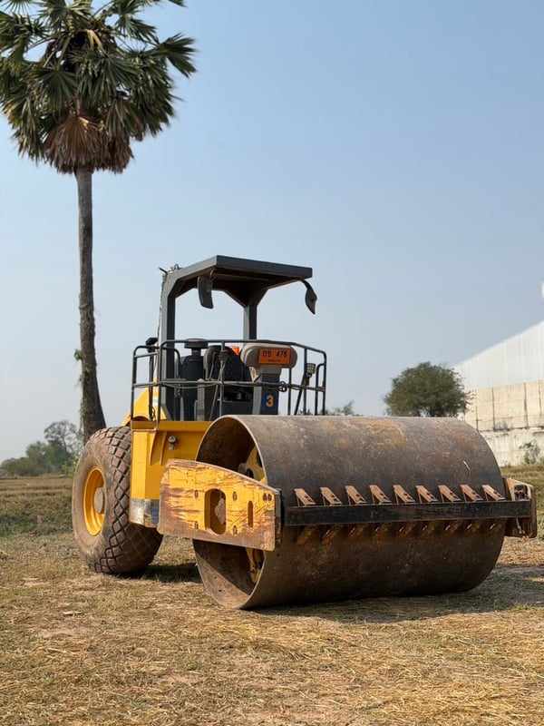 รถบดสั่นสะเทือน2เปลือก2เพลาวอลโว่สภาพดีเอกสารเล่มทะเบียน