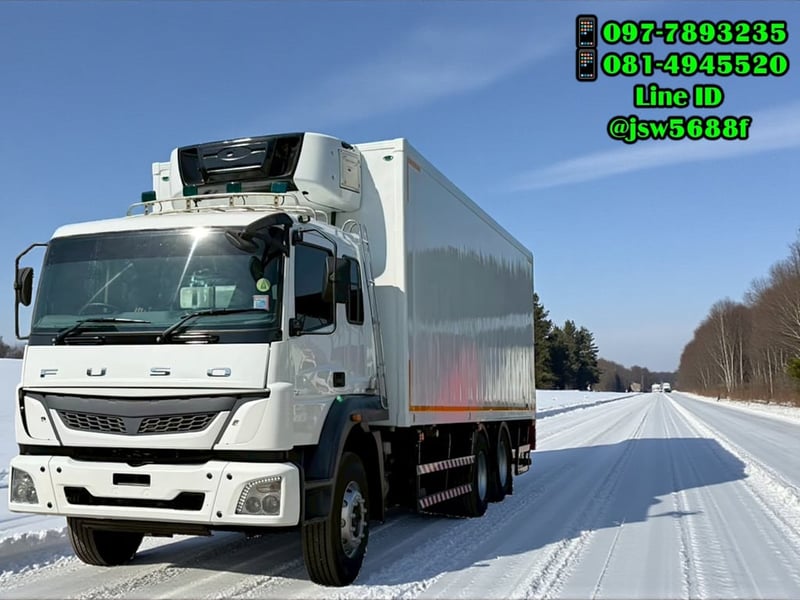 🔥 10 ล้อ FUSO 231 แรง ปี 2561 พร้อมแอร์ Carrier Supra 750 มาแล้ว!