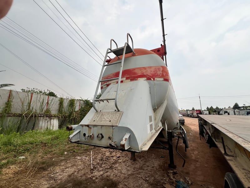 หางลากผงปูนทรงกล้้วยหอมตามสภาพ