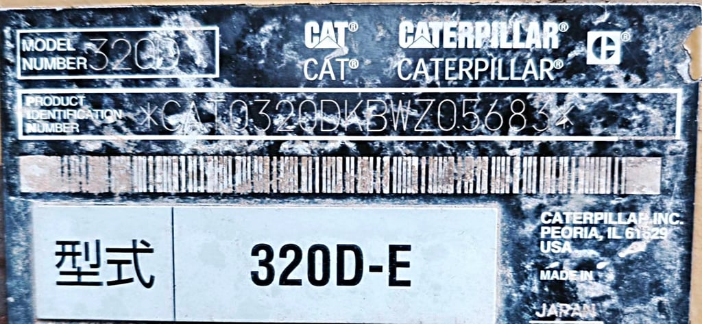 excavators 🚜 รถแบคโฮ CAT 320D-E (มีเล่มทะเบียน!) มีไลน์หัวเจาะ กล้องมองหลัง excavators 🚜 รถแบคโฮ CAT 320D-E (มีเล่มทะเบียน!) มีไลน์หัวเจาะ กล้องมองหลัง