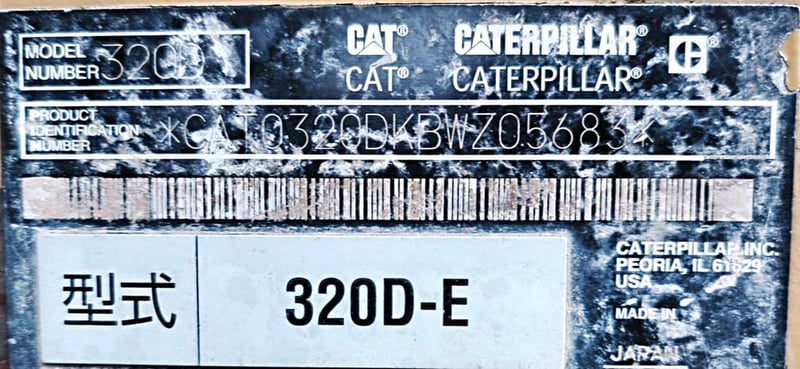 excavators 🚜 รถแบคโฮ CAT 320D-E (มีเล่มทะเบียน!) มีไลน์หัวเจาะ กล้องมองหลัง