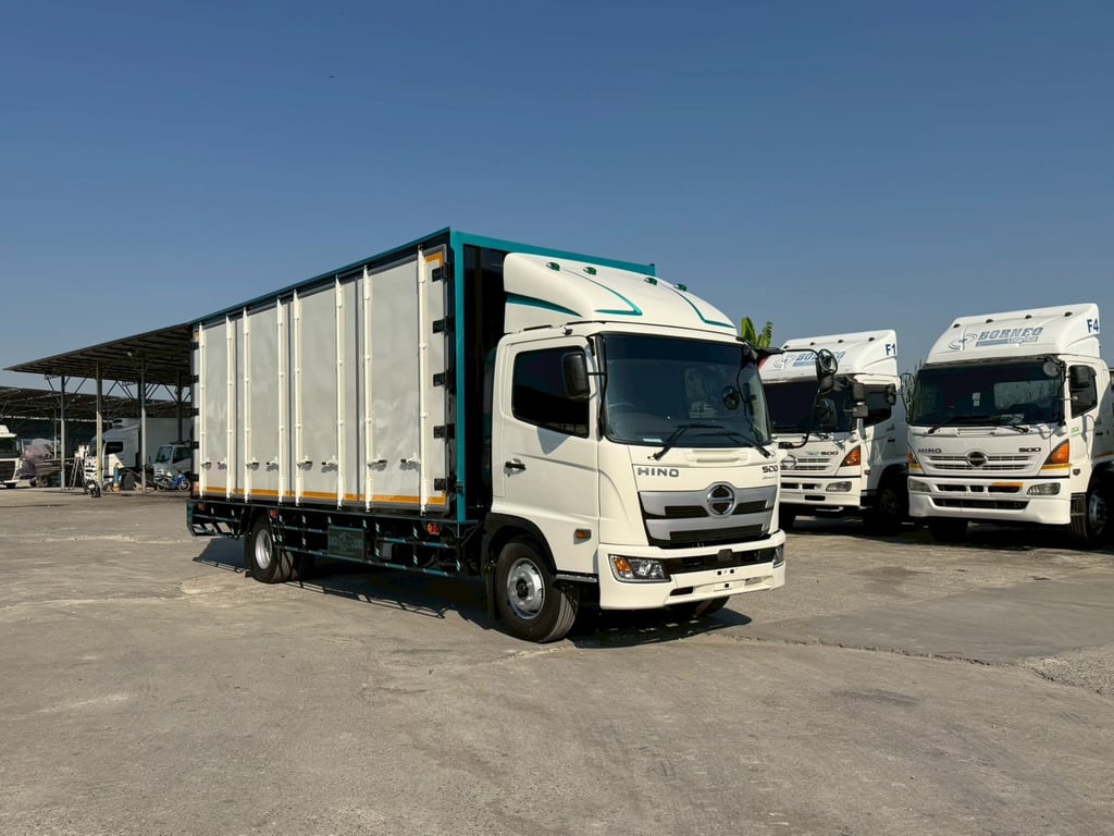 🌟 6 ล้อตู้แห้ง HINO FC9J 210 แรง ปี 64 สภาพ 5 ดาว! 🌟 6 ล้อตู้แห้ง HINO FC9J 210 แรง ปี 64 สภาพ 5 ดาว!