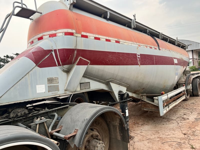 หางลากผงปูนทรงกล้้วยหอมตามสภาพ