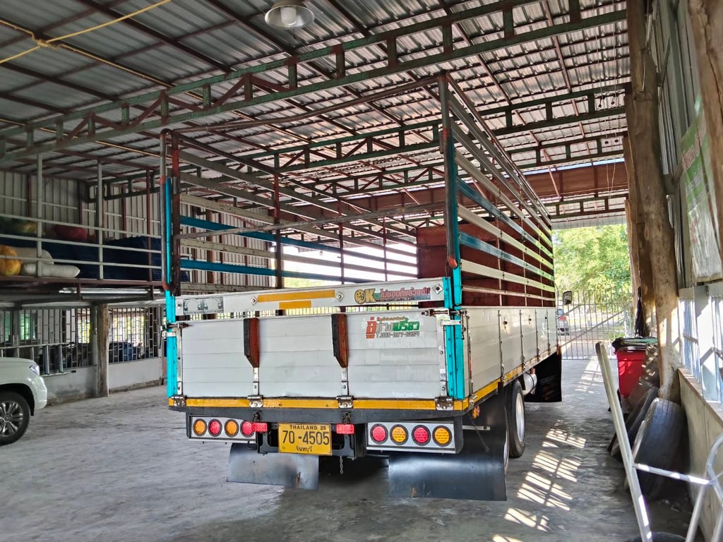 HINO FC 175แรงม้า รถบรรทุก 6ล้อ กระบะคอกสูง ปี2016 เลขไมล์น้อยกว่า 500,000 กม.