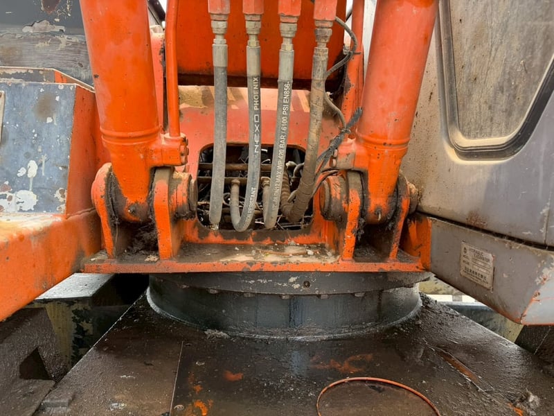 🔥 รถขุดล้อยาง HITACHI EX100WD-3C ไลน์แย็ค 🔥