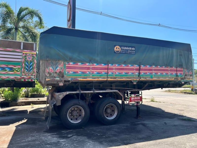 หางเซมิดั้มกะบะอลูมิเนียมปี62ยาว7.2เมตร