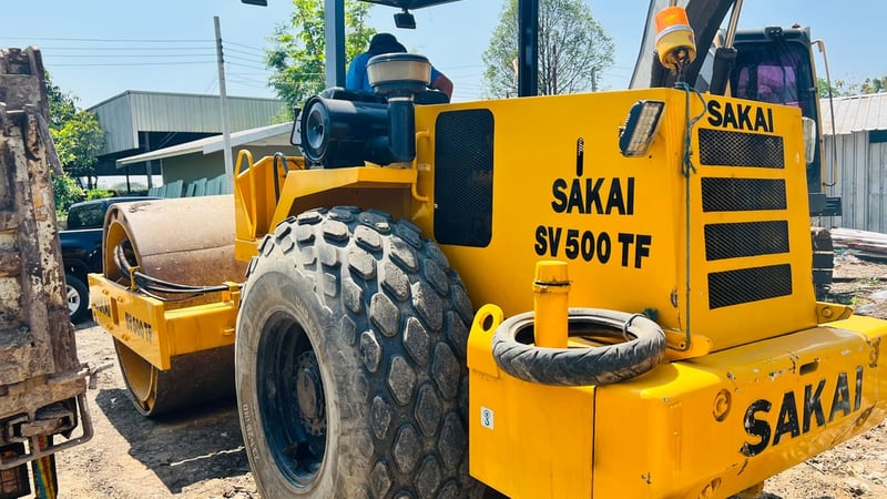 รถบดSAKAI sv500TF2เปลือก2เพลาพร้อมใช้ 