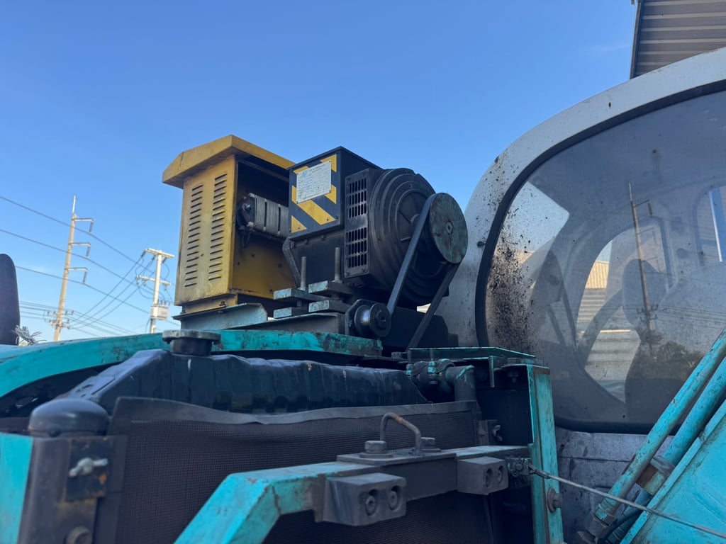 แมคโครโกเบ sk100ติดแม่เหล็กสำหรับดูดเศษเหล็ก