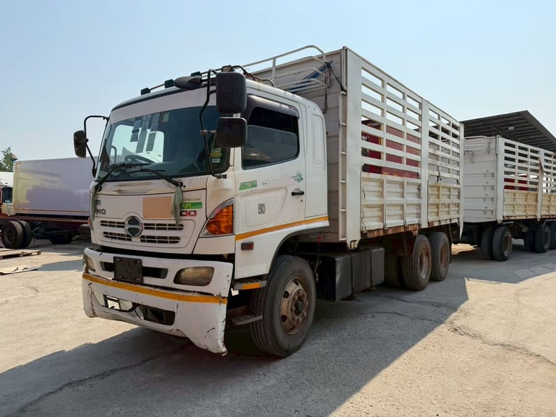 ขายรถ 10 ล้อพ่วง แม่+ลูก HINO FM1A 344 ปี 56 ขายรถ 10 ล้อพ่วง แม่+ลูก HINO FM1A 344 ปี 56