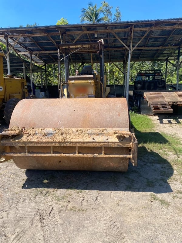 รถบดสั่นสะเทือน2เพลา2เปลือกbitelleสภาพพร้อมใช้งานเอกสารเล่มทะเบียน