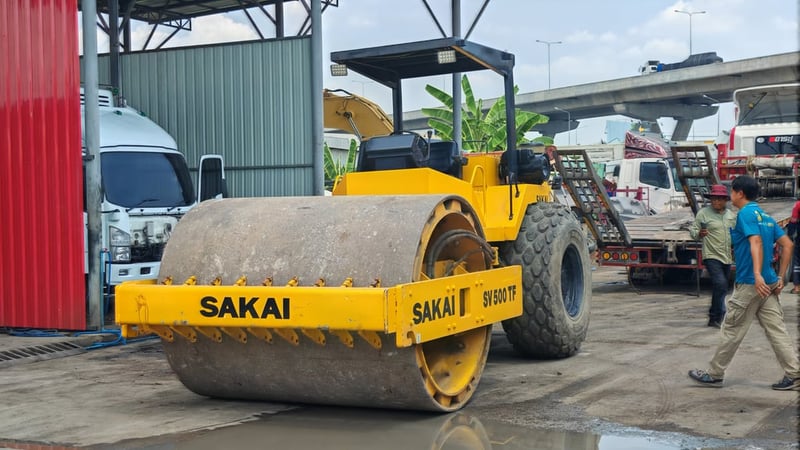 รถบด SAKAI SV 500TF 2เปลือก 2 เพลาพร้อมใช้ 