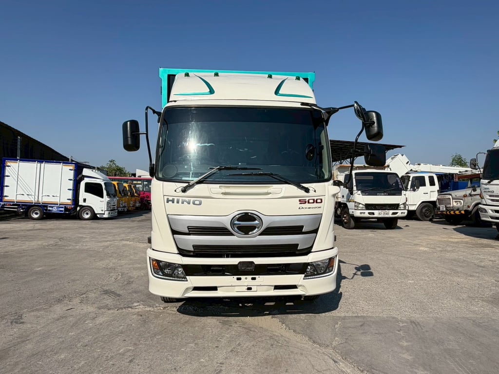 🌟 6 ล้อตู้แห้ง HINO FC9J 210 แรง ปี 64 สภาพ 5 ดาว! 🌟 6 ล้อตู้แห้ง HINO FC9J 210 แรง ปี 64 สภาพ 5 ดาว!