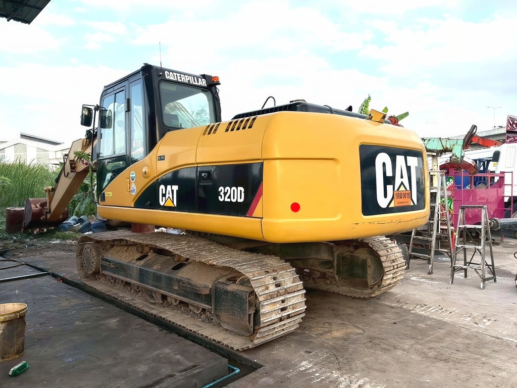 excavators 🚜 รถแบคโฮ CAT 320D-E (มีเล่มทะเบียน!) มีไลน์หัวเจาะ กล้องมองหลัง excavators 🚜 รถแบคโฮ CAT 320D-E (มีเล่มทะเบียน!) มีไลน์หัวเจาะ กล้องมองหลัง