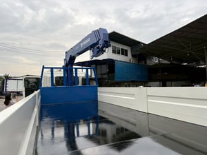 🚛หกล้อติดเครน HINO FG 212 เครน 5 ตัน 4 ปลอก 