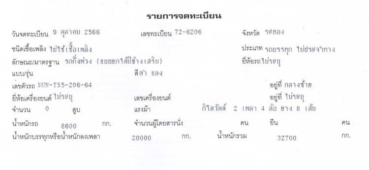 🚛🖤 ขายหางเซมิด้มพ์ ปี 66 อู่เดอะซัน