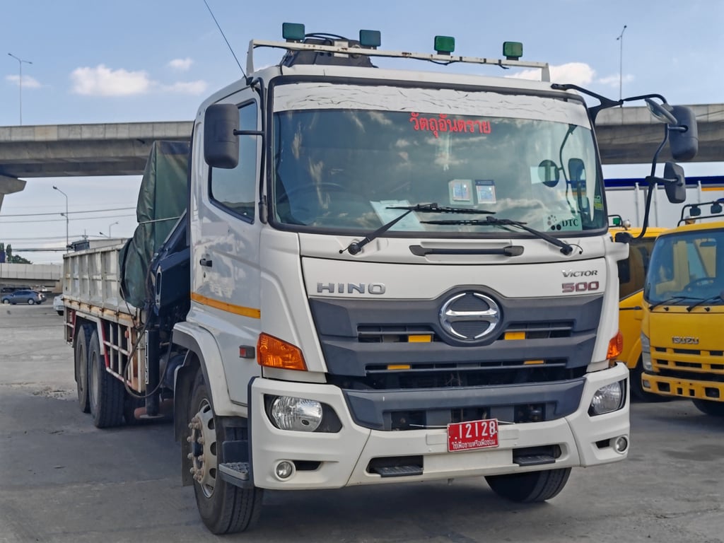🏗️ 10 ล้อเครนพับ HINO VICTOR 260 แรง ปี 62 (HIAB 5 ตัน!) 🏗️ 10 ล้อเครนพับ HINO VICTOR 260 แรง ปี 62 (HIAB 5 ตัน!)