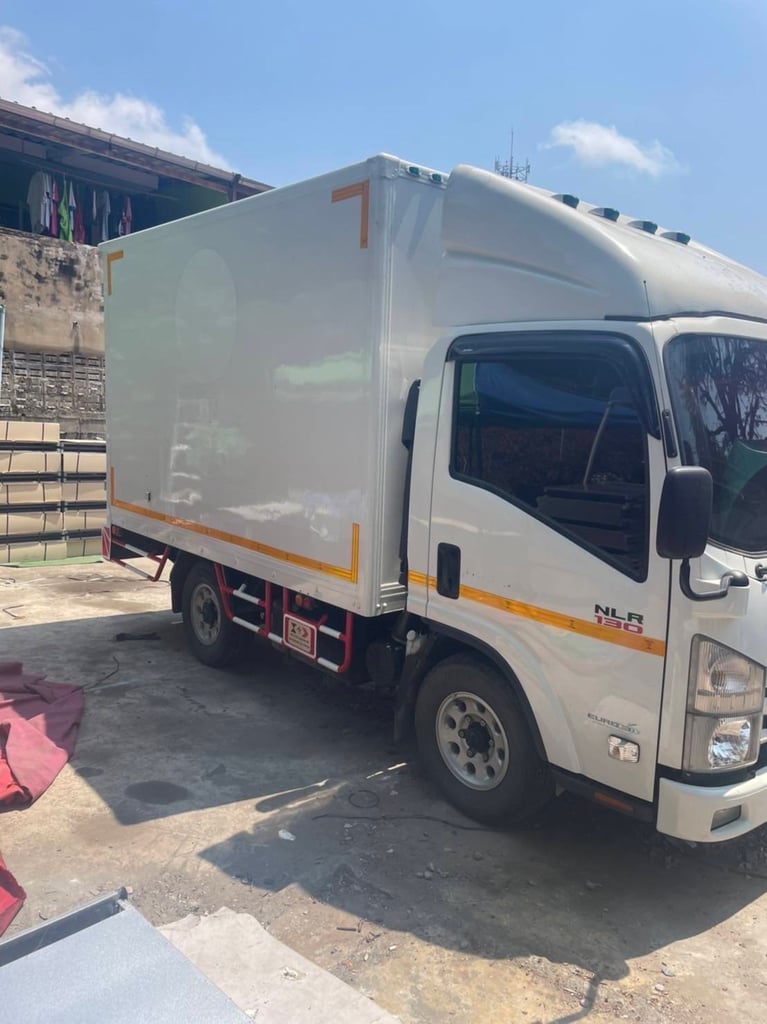 4ล้อไม่ติดเวลาNLR130ปี65ไมล์น้อยตู้แห้ง