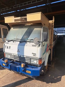 รถสว่านเจาะเสาไฟฟ้า ยี่ห้ออาชิ ขับเคลื่อน4ล้อ