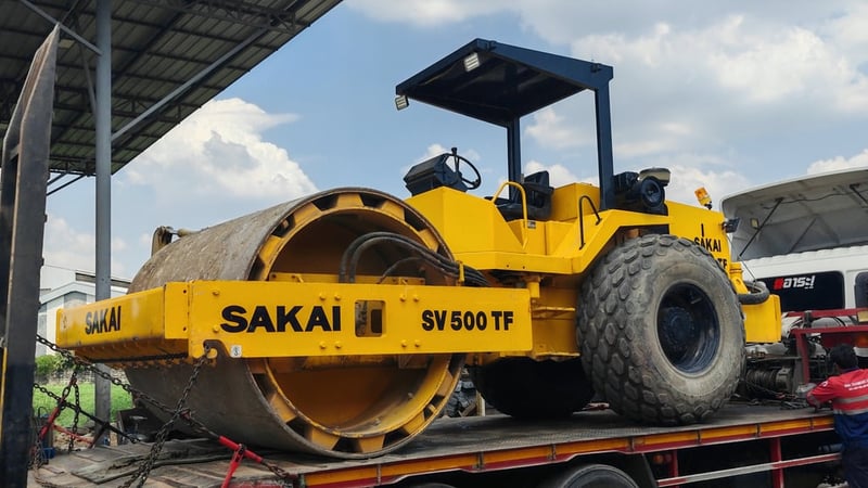 รถบด SAKAI SV 500TF 2เปลือก 2 เพลาพร้อมใช้ 