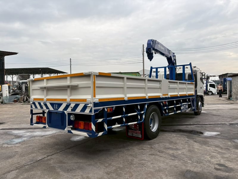 🚛หกล้อติดเครน HINO FG 212 เครน 5 ตัน 4 ปลอก 