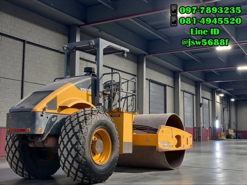 รถบดสั่นสะเทือน VOLVO SD110 สภาพพร้อมลุย ​ประหยัดน้ำมันเป็นเลิศ บดอัดแน่น งานเสร็จไวแน่นอน