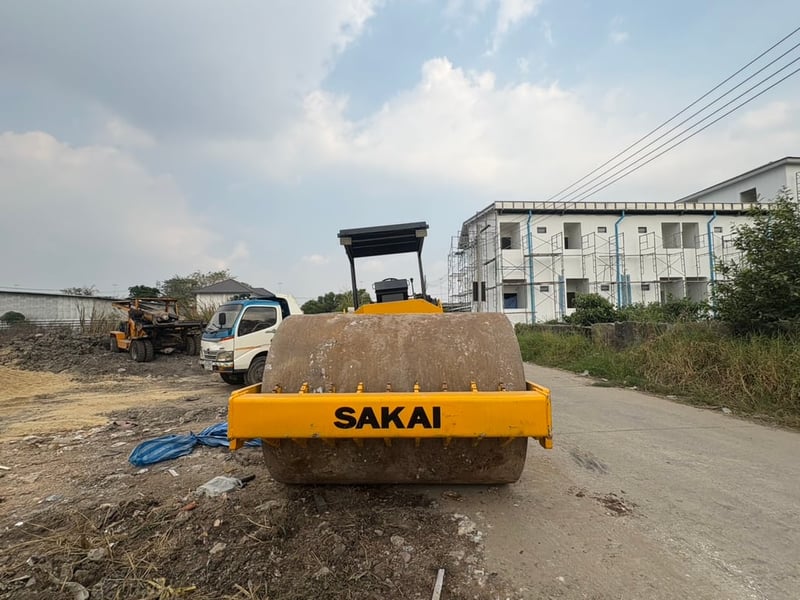 รถบดSAKAI sv500TF2เปลือก2เพลาพร้อมใช้ 