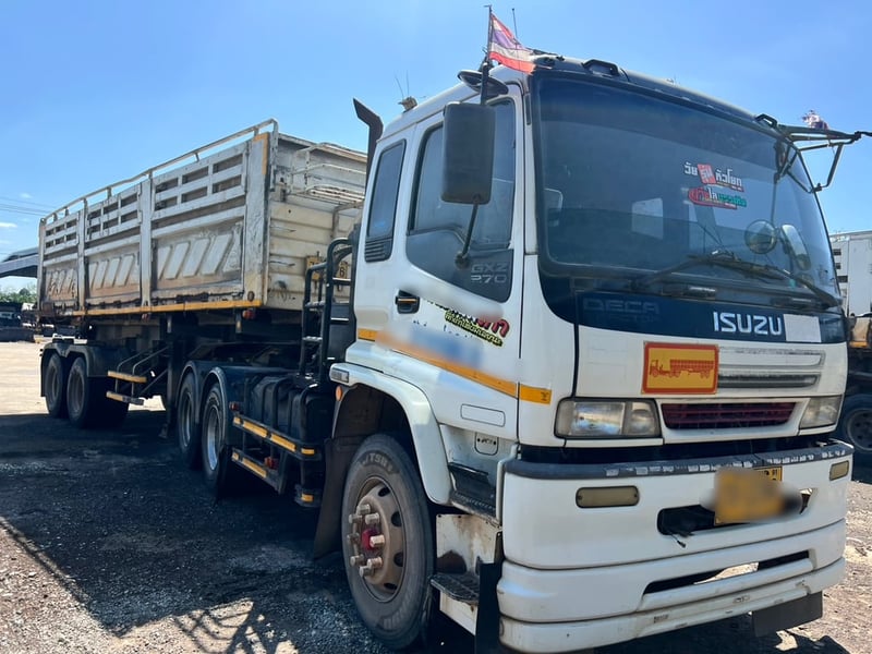 หัวลากอีซูซุ270แรงปี47-48ราคาเบาๆเครื่องดียางดี ตามสภาพ