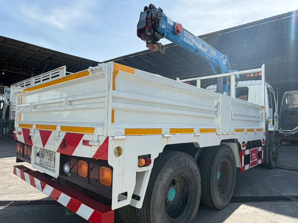 ♨️10 ล้อ 2 เพลา ติดเครน 5.5 ตัน ISUZU FVZ 200 แรง ♨️10 ล้อ 2 เพลา ติดเครน 5.5 ตัน ISUZU FVZ 200 แรง