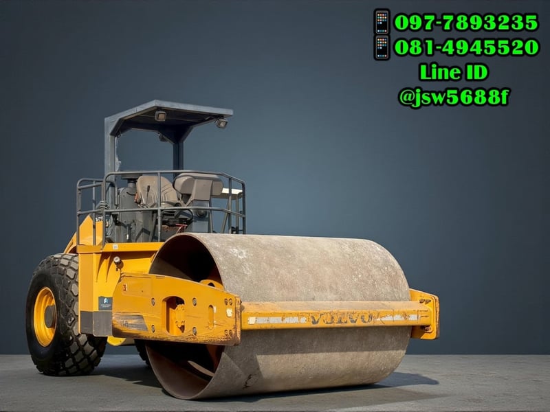 รถบดสั่นสะเทือน VOLVO SD110 สภาพพร้อมลุย ​ประหยัดน้ำมันเป็นเลิศ บดอัดแน่น งานเสร็จไวแน่นอน