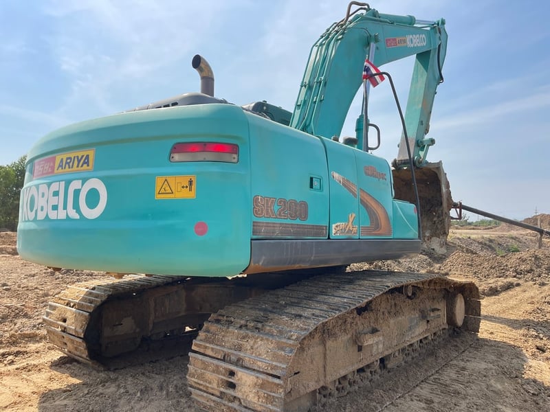 แมคโครkobelco200-8 สภาพพร้อมใช้งานเครื่องดีปั้มดีเอวแน่นแอร์เย็น