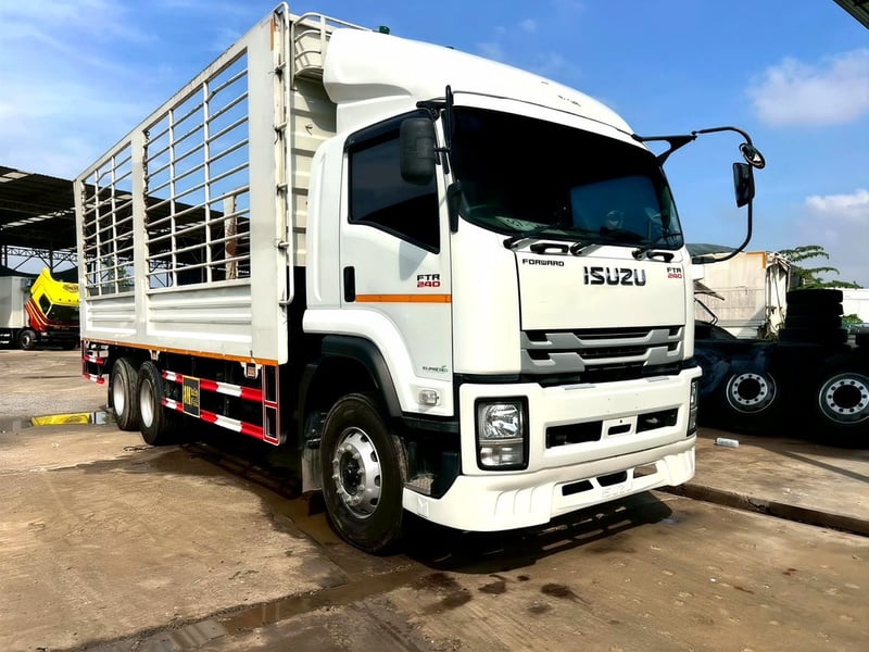 ​🚚 10 ล้อเพิ่มเพลา ISUZU FTR 240 แรงม้า ปี 65 ไมล์น้อย