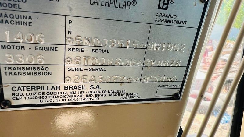 รถเกรดcat140G5MDเอกสารเล่มทะเบีบนรถสวยพร้อมใช้งานซีเรียล3700 รถเกรดcat140G5MDเอกสารเล่มทะเบีบนรถสวยพร้อมใช้งานซีเรียล3700