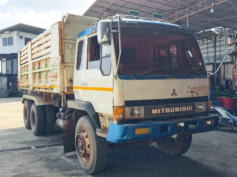 🚛💪 ขายรถ 10 ล้อดั้มพ์ MITSUBISHI 220 แรงม้า ปี 42