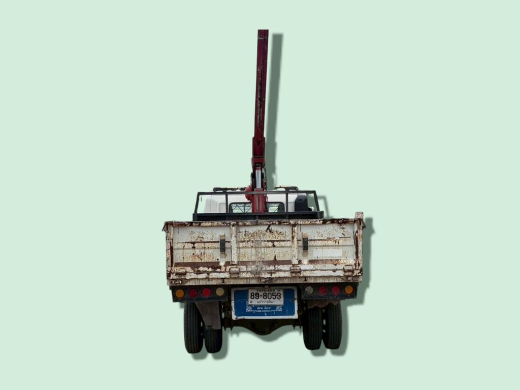 หกล้อดั้มพ์ ติดเครน HINO FC9J 155 แรง ปี63